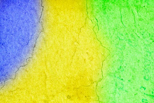 Blue, yellow and green background representing the colors of the Brazil flag