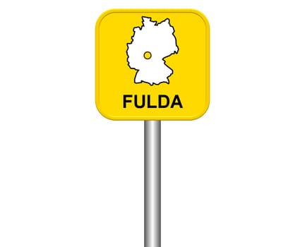 Entrance sign: Fulda