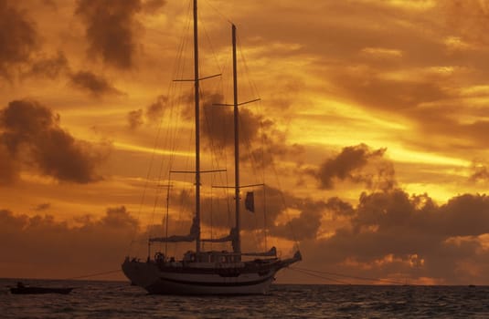 Asia,Indian Ocean,Maldives,. A dream beach on a holiday island of the Maldives archipelago in the Indian Ocean ...