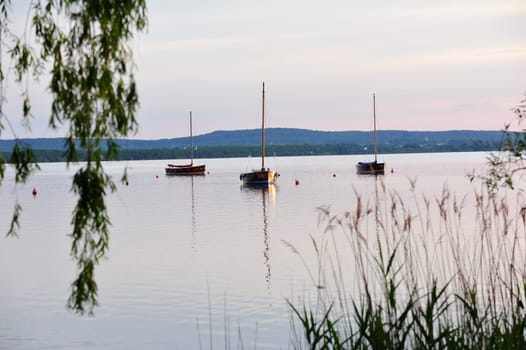 Sunset at Steinhude lake,Steinhude by the Sea,Germany.