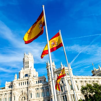 Cibeles museo and  located downtown Madrid, Spain