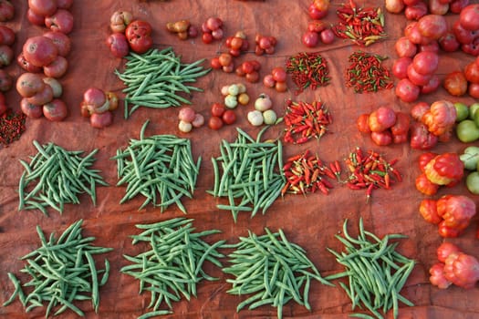 Asia,South East Asia,East Timor,Timor-Leste,Timor,East Coast,Lospalos,Market,Weekly Market,Gemuese,Everyday, The weekly market of Lospalos in the east of East Timor in South East Asia.       (Urs Flueeler)