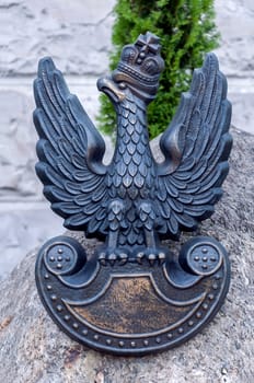 Crowned white eagle, national symbol of Poland.