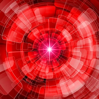 Seamless red spherical abstraction. The disco gradients