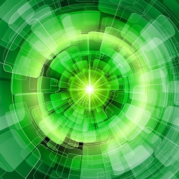 Seamless green spherical abstraction. The disco gradients