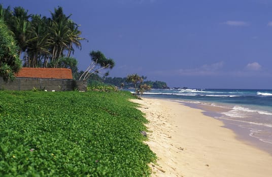 Asia,Indian Ocean,Sri Lanka,. A dream beach at the Kuestendorf Hikkaduwa on the south-west coast of Sri Lanka. (URS FLUEELER).......