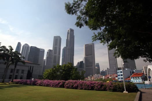 Asia,South East,Singapore,Island,State,City,City,Skyline,Center,Boat Quay,Financial District,Metropolis,Banks