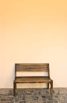 Old wooden bench