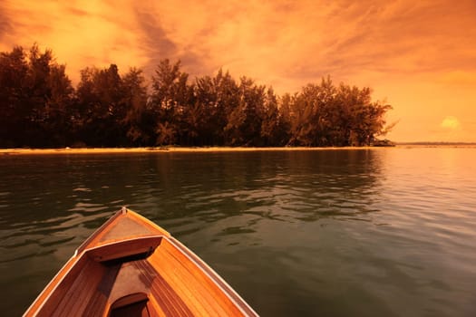 The water landscape around the capital Bandar Seri Begawan in the kingdom of Brunei Darussalam on Borneo in South East Asia.