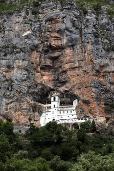 Europe,Eastern Europe,Balkans. Montenegro,Niksic,Monastery,Manastir Ostrog,Rock,Landscape,Nature