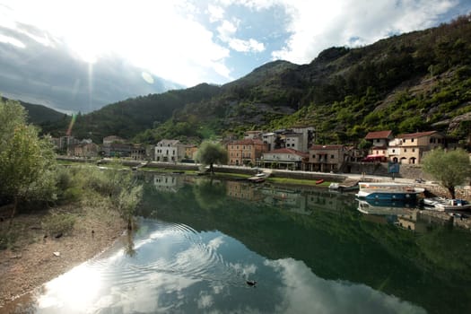 Europe,Eastern Europe,Balkans. Montenegro,Skadar,Lake,Landscape,Rijeka Crnojevica,Nature,Village