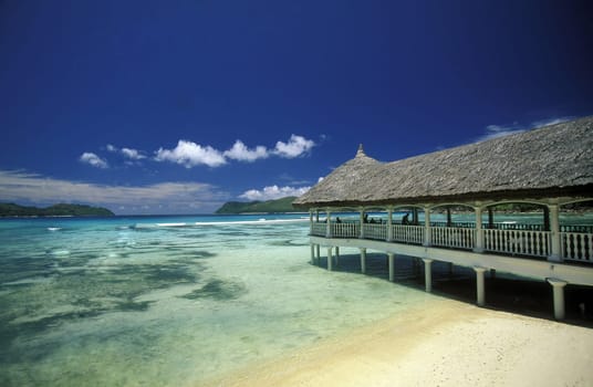 A dream beach on the island of Praslin in the Seychelles archipelago in the Indian Ocean in Africa.