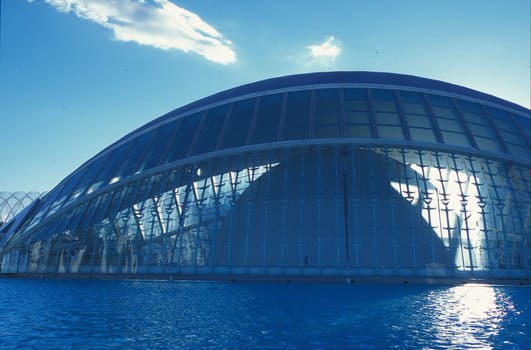 The City of Arts and Science in the New Town of Valencia,Spain.
