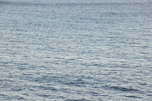 Blue Water Texture Pattern at Noon on the Atlantic Ocean