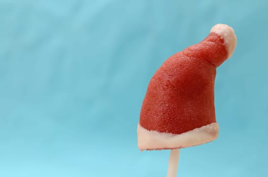 Cake pop Santa's hat