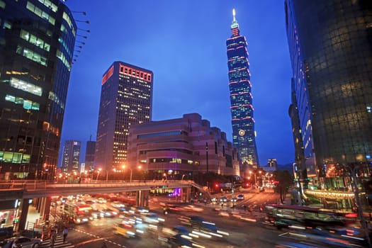 Nice view of Taipei City, Taiwan for adv or others purpose use