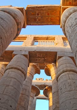 Egypthypostyle hall in Karnak temple, Egypt