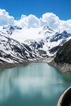 Reservoir in the Alps,Kaprun hydroelectric power station in the Hohe Tauern