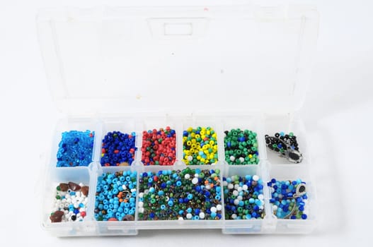 Materials to Produce Handmade Jewelry Isolated on a White Background