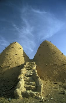 The traditional clay-eaters in the peasant doers like Sarouj near Hama in central Syria in Syria in the Middle East in Arabia.