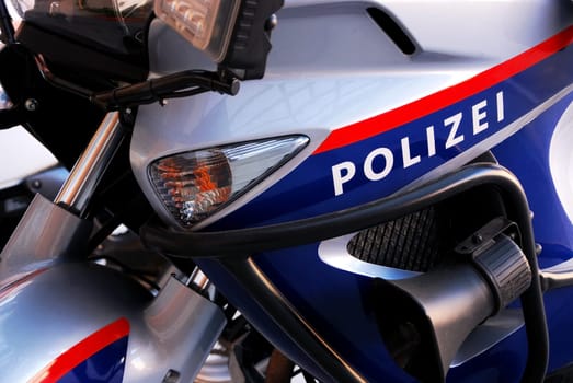 Police motorcycle