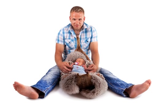 Father with his baby