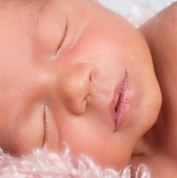 sleeping baby - face