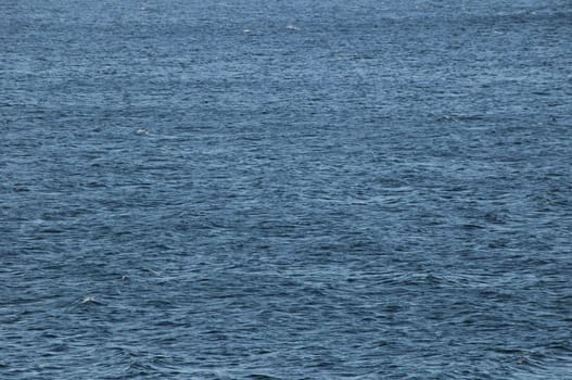Blue Water Texture Pattern at Noon on the Atlantic Ocean