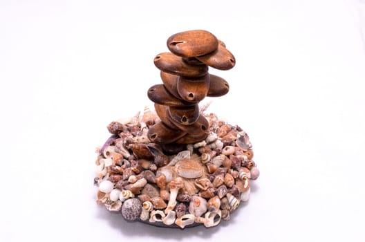 Seashell Decorations Handmade Mini House Made of Shells