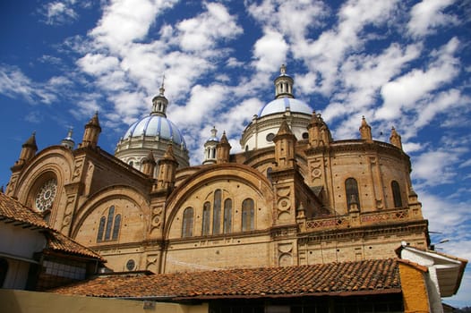 Cathedral Of The Immaculate Conception In Cuenca, Ecuador