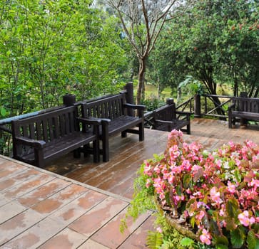 Garden bench