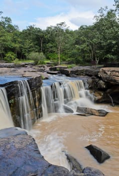 Dipterocarp forest waterfall