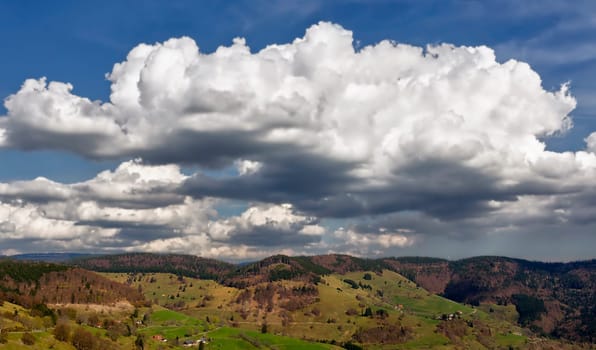Clouds over the Münstertal