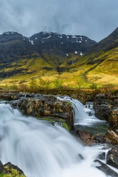 Wild River in Glen Coe Valley