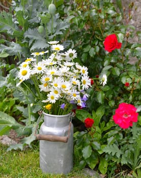 Bouquet flower meadow colorful flowers background