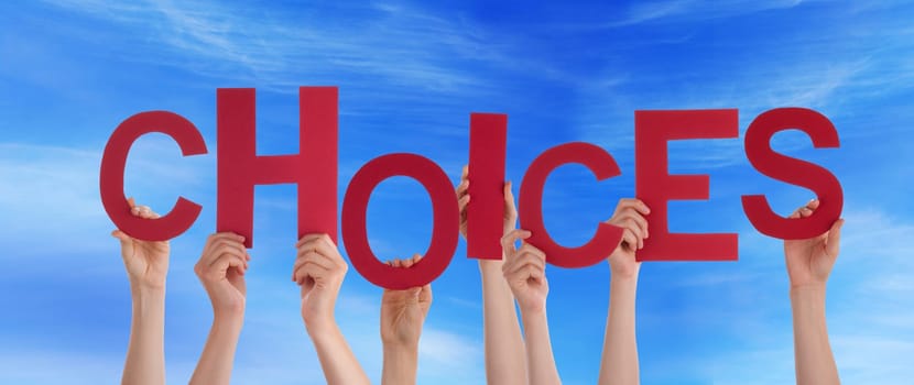 hands holding four pieces of a puzzle with copy space, gray background