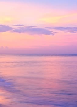 Beautiful beach sunset