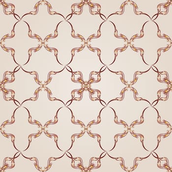 Symmetrical copy patterns on the light background.
