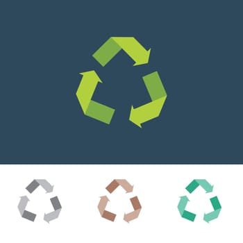 recycle sign in different format, for eco environments.