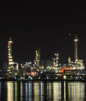 Oil refinery plant
