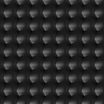 Seamless abstract background. Carbon in the black colour