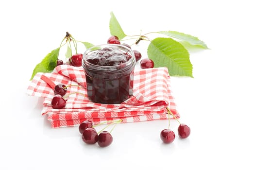 Cherries and cherry jam