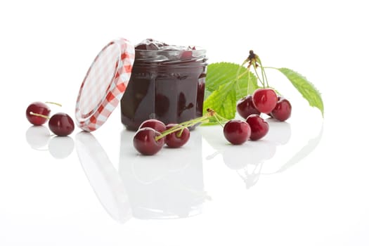 Cherries and cherry jam