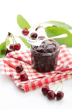 Cherries and cherry jam