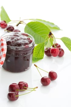 Cherries and cherry jam