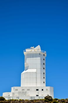 Telescopes of the Teide Astronomical Observatory in Tenerife, Spain.
