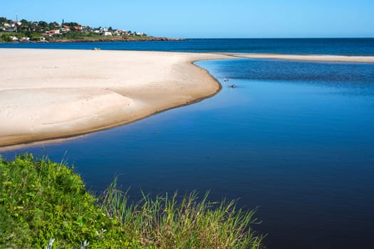 Punta Colorada Beach near the town of Piriapolis in the Uruguay Coast