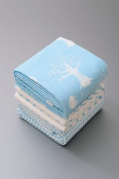 A close up shot of baby bed sheets
