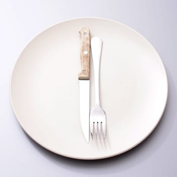 A close up shot of a dinner plate