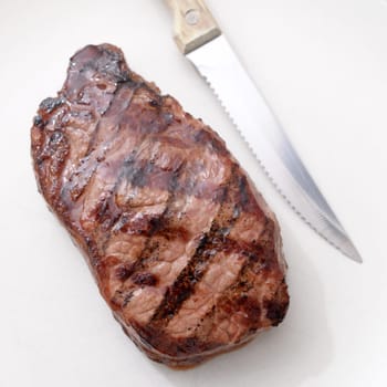 A close up shot of an Australian Porterhouse steak